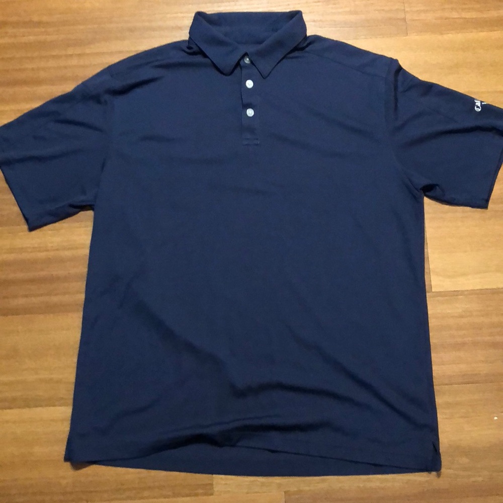 NEW (w/o Tag) Blue Callaway Golf Polo Shirt Large